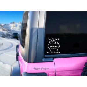 Don’t Be A Cuntcake Funny Jeep Decal | Vinyl Decal | Laptop Decal